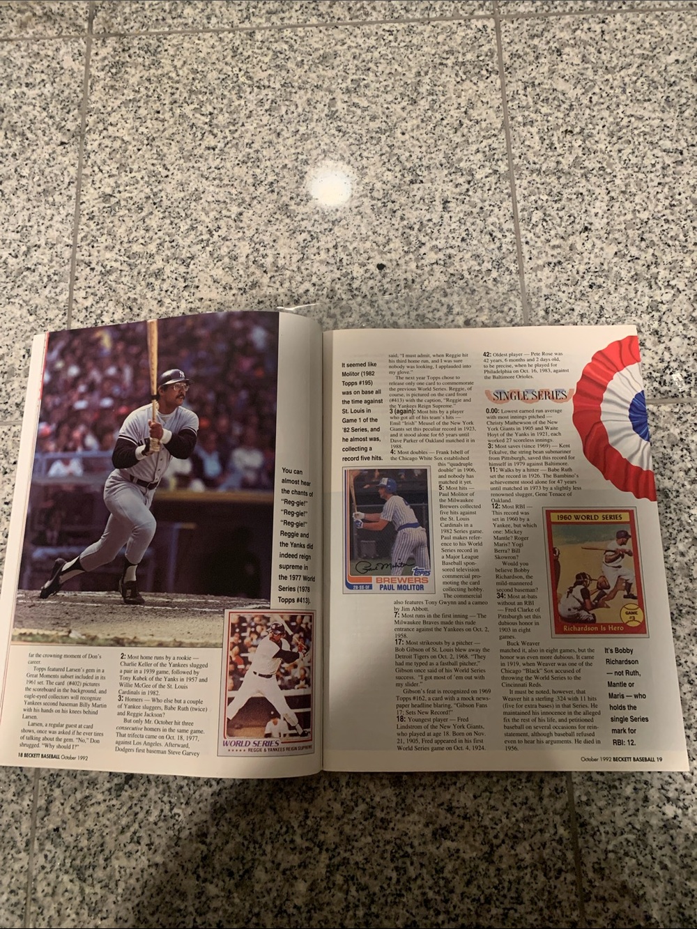 1989 Gary Sheffield Rookie Card In Case & 1992 Beckett Magazine Perfect Shape - Picture 10 of 10